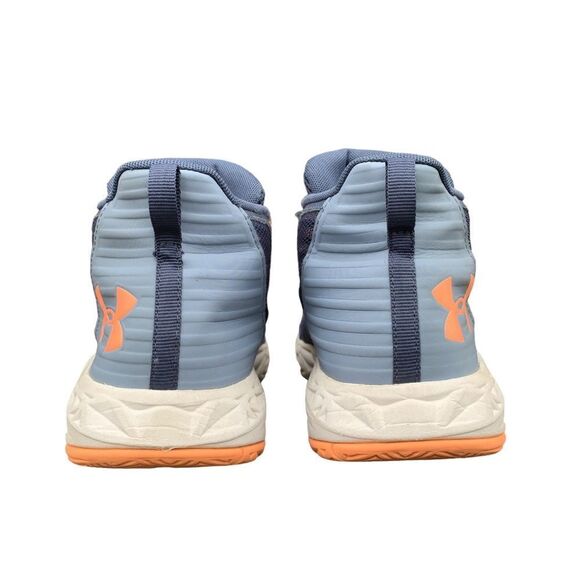 Under Armour Youth Utility Blue Orange Jet Basketball Shoes Sneakers Size 6 - Picture 5 of 14